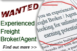 WANTED: Experienced Freight Broker/Agent